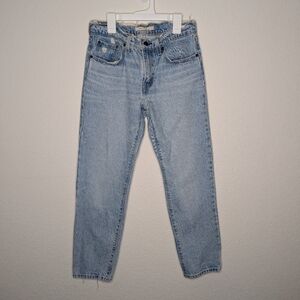 Levi's Middy Straight Light Wash Distressed Jeans